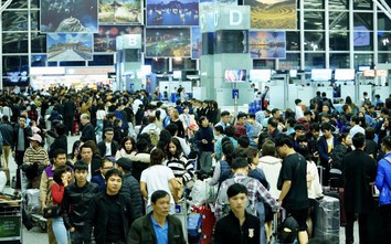Đông kỷ lục, sân bay Nội Bài khuyến cáo khách đến trước 3 tiếng