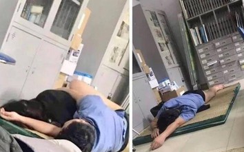 Vụ ảnh "bác sĩ ôm nữ sinh viên ngủ trong ca trực": Sở Y tế chỉ đạo gì?