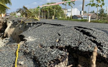 Sở GTVT Cà Mau nói gì vụ đường trăm tỷ vừa bàn giao đã sụp lún?