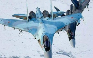 Máy bay Su-35 hộ tống Đại tướng Shoigu đến Syria