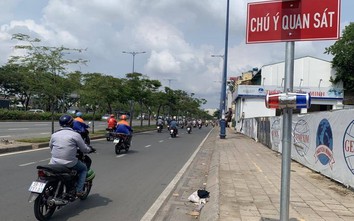 TP.HCM thí điểm lắp đèn chớp cảnh báo giao thông trên đường Mai Chí Thọ