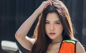 Người đẹp Thái Lan xinh như thiên thần tạo dáng bên Honda PCX