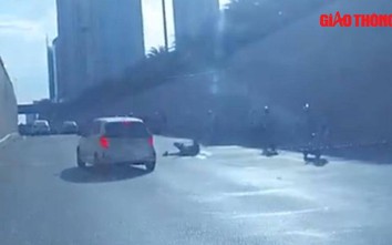 Video: Người phụ nữ phóng nhanh, phanh gấp suýt gây họa cho ô tô