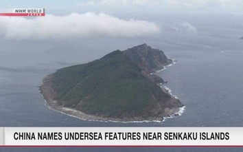 Trung Quốc đặt tên cho cấu trúc đáy biển gần quần đảo Senkaku
