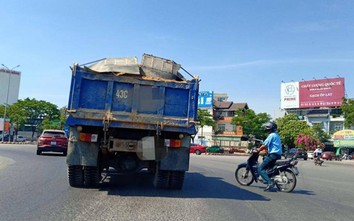 Đà Nẵng: Sẽ trích xuất camera phạt nguội xe chở vật liệu gây mất ATGT