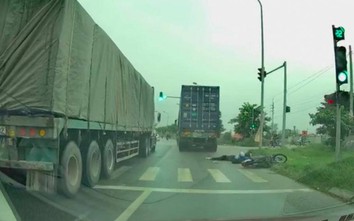 Danh tính tài xế container bỏ trốn sau tai nạn chết người ở Mê Linh