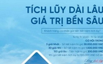 Trúng sổ tiết kiệm khi gửi tiết kiệm tích lũy