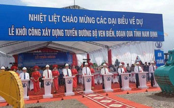 Khởi công tuyến đường bộ ven biển rút ngắn quãng đường Nam Định đi các tỉnh
