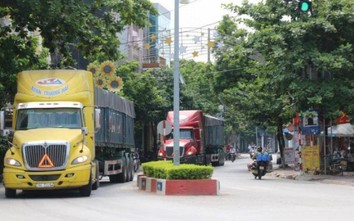 Cấm theo giờ xe từ 4 trục trở lên lưu thông qua trung tâm Tx. Quảng Yên
