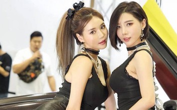 Vẻ đẹp nóng bỏng của cặp đôi người mẫu xe Hàn Quốc