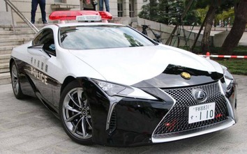 Lexus LC 500 được cảnh sát Nhật dùng làm xe tuần tra giao thông