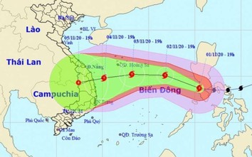 Cơn bão số 10 ngày 2/11: Goni đổ bộ các tỉnh Đà Nẵng - Phú Yên ngày 5/11