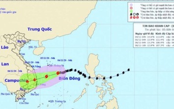 Bão số 10 đang cách Hoàng Sa khoảng 300km, đêm nay miền Trung mưa lớn