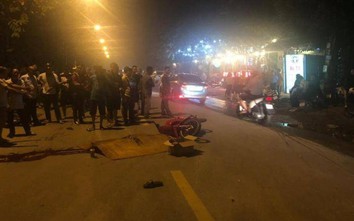 Tai nạn xe máy ở Linh Đường: 1 nạn nhân tử vong tại chỗ, 3 người bị thương