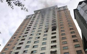 Chập điện tại phòng ngủ gây nên đám cháy tại chung cư Xa La