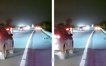 Nữ tài xế lái ô tô tông người đàn ông đi bộ trên cao tốc tử vong
