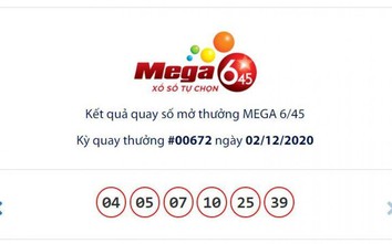 Kết quả xổ số Vietlott 2/12: Ai giữ tấm vé trúng Jackpot hơn 34 tỷ đồng?