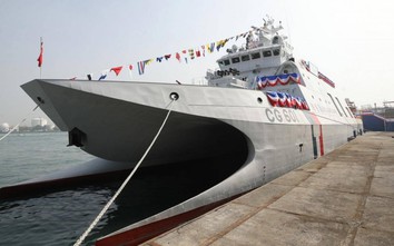 Đài Loan hạ thủy tàu tuần tra mang tên lửa đầu tiên cho Cảnh sát biển