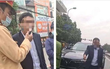 Say rượu tông đuôi xe taxi, tài xế ô tô Vinfast toan rời khỏi hiện trường