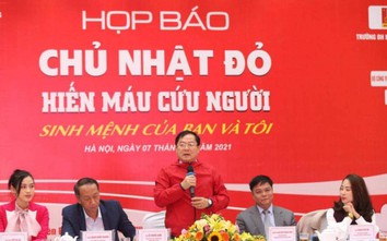 Chủ nhật Đỏ 2021 kì vọng tiếp nhận hơn 50 nghìn đơn vị máu, cứu người