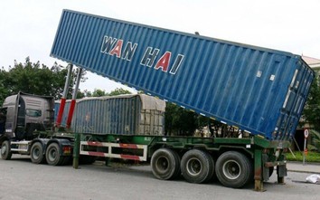 Ninh Bình: Bắt 2 xe container cải tạo thùng hàng trên QL1A