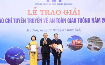 Báo Giao thông đoạt giải Nhất Giải thưởng Báo chí tuyên truyền về ATGT