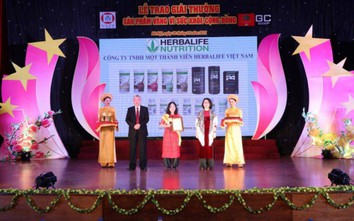 Herbalife Việt Nam nhận giải thưởng “Sản phẩm vàng vì sức khỏe cộng đồng”