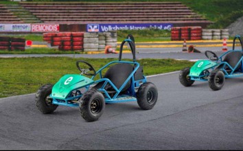 Chi tiết xe đua chạy điện go-kart giá chỉ 9 triệu đồng