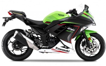 Kawasaki Ninja 300 2021 ra mắt với màu phối KRT mới nhất