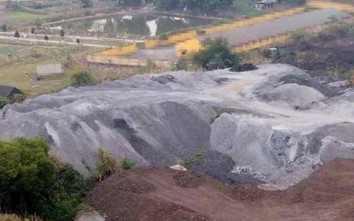 Lập đoàn kiểm tra "núi" chất thải của Công ty Gang thép Thái Nguyên