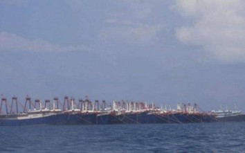 Hàng trăm tàu Trung Quốc lại xuất hiện gần bãi Ba Đầu