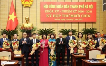 Hà Nội miễn nhiệm, bầu bổ sung nhiều lãnh đạo chủ chốt