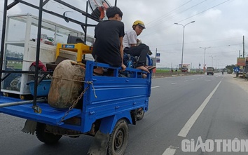 Quảng Ngãi: Bùng phát loại xe 3 bánh, công nông gây hiểm họa TNGT