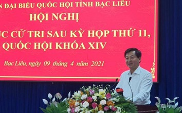 Phó Thủ tướng Lê Minh Khái tiếp xúc cử tri tại Bạc Liêu