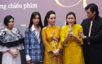 Mai Thu Huyền, Cao Thái Hà bật khóc trước giờ công chiếu phim Kiều tại Huế
