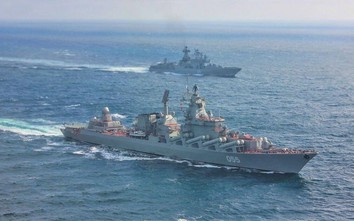 Daily Express: Hạm đội Anh vừa đến biển Scotland đã gặp phải tàu chiến Nga