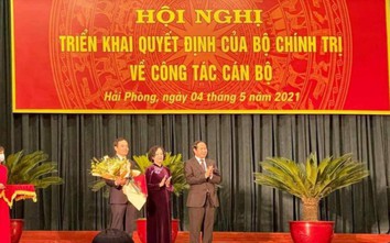 Ông Trần Lưu Quang được điều động, bổ nhiệm làm Bí thư Thành ủy Hải Phòng