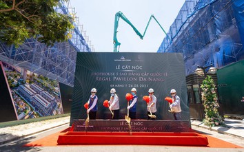 Regal Pavillon chính thức cất nóc sau 2 tháng khởi công, vượt tiến độ