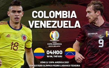 Link xem trực tiếp Colombia vs Venezuela, bảng B Copa America 2021