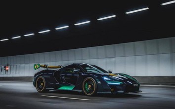 McLaren Senna triệu đô độc đáo khi "khoác" lên mình quốc kỳ Brazil