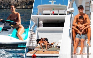 Sau Euro, Cristiano Ronaldo đưa gia đình đi nghỉ bằng du thuyền trăm tỷ