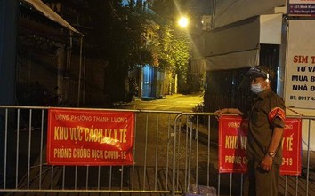 Hà Nội phong toả ngõ ở phường Thanh Lương vì 20 ca nghi nhiễm Covid-19