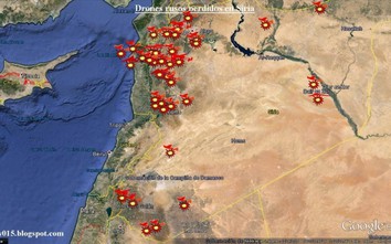Xuất hiện khu vực dị thường ở Syria nơi máy bay Nga hay bị bắn rơi
