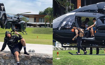 Khám phá nội thất chiếc trực thăng triệu đô của Neymar
