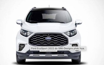 Lộ diện Ford EcoSport 2022, lốp dự phòng tái xuất phía đuôi xe