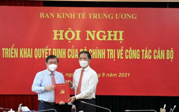 Ông Nguyễn Thành Phong phát biểu nhậm chức Phó Ban Kinh tế Trung ương