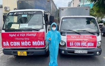 Thực hư nghệ sĩ Việt Hương nhận tiền quyên góp nhưng nói tự bỏ tiền túi làm