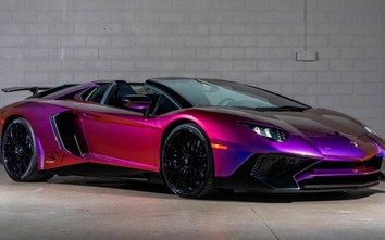 Siêu xe Lamborghini Aventador sở hữu màu sơn độc nhất thế giới