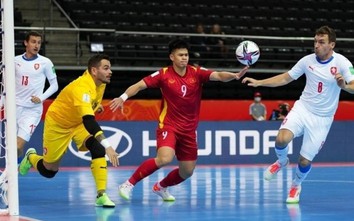 Hòa quả cảm CH Séc, futsal Việt Nam lần thứ 2 vào vòng 1/8 World Cup