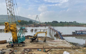 Các nhà thầu lớn tăng tốc thi công cao tốc Mai Sơn - QL45